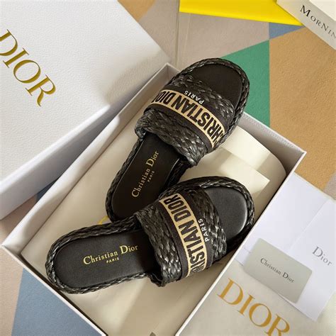 dior revolution slides black|dior dway slides black.